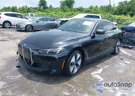 2025 BMW I4 Edrive40 from USA, damaged, VIN WBY23HD0XSFT90046